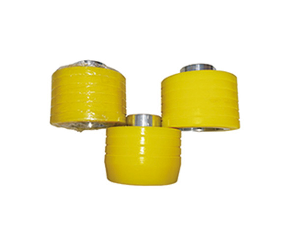 Rubber sheathing wheel